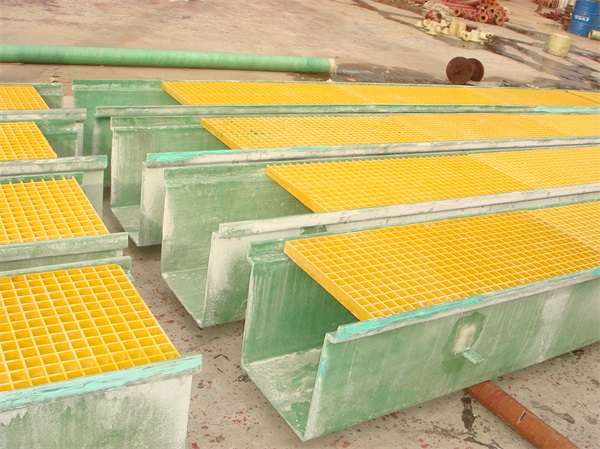 玻璃钢水槽、格栅板